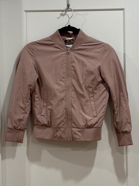 Urban Classics Kids Bomber Jacket Dusty Rose Pink Full Zip Pristine